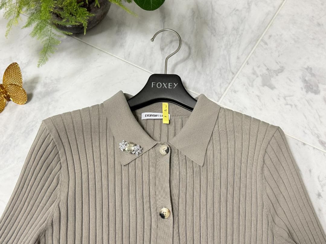 Deuxieme Classe ICE Poloshirt ニットカーディガンF