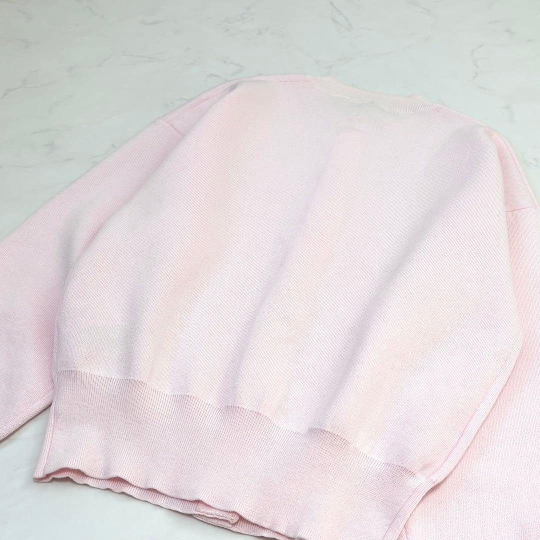 【25SS 完売品】スローブイエナ ダブルフェイスクルーカーディガン ピンク