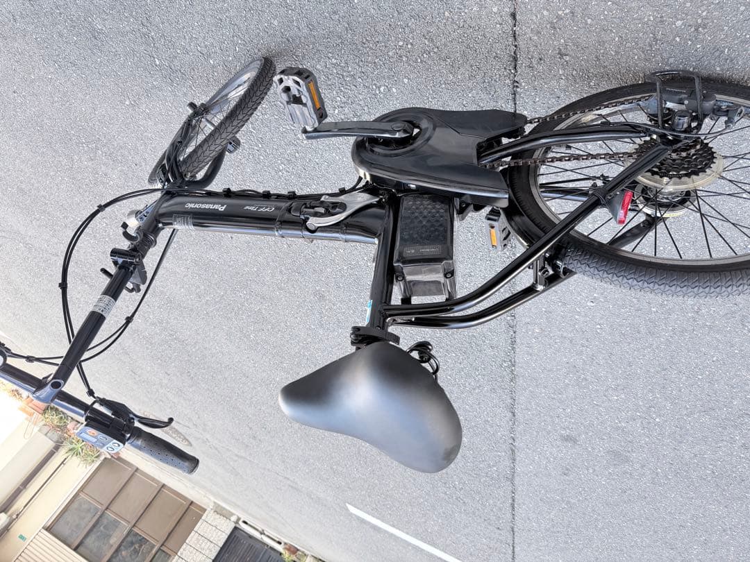 大阪府　パナソニック　 OFF TIME 電動アシスト自転車 ブラック