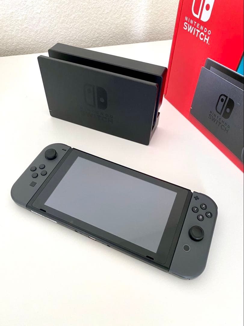Nintendo Switch グレー 本体 箱付き