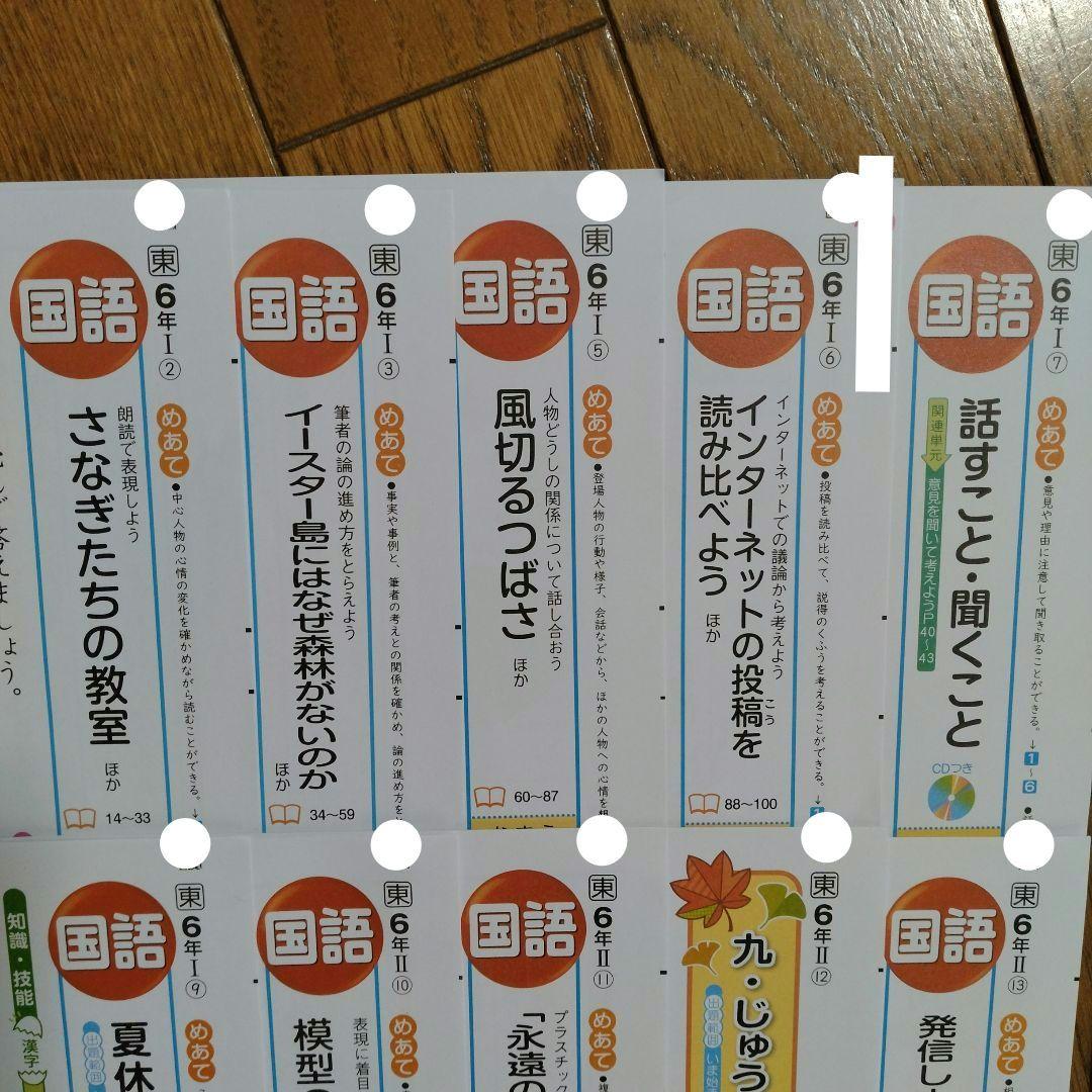 国語　小6　令和7年度 　東京書籍　明治図書　カラーテスト