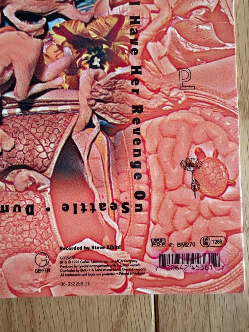 LP レコード　NIRVANA / IN UTERO ニルヴァーナ