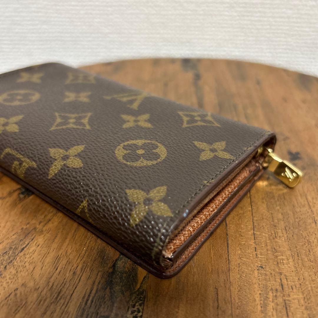 LOUIS VUITTON ポルト・モネ・ビエ　トレゾール　L字ファスナー
