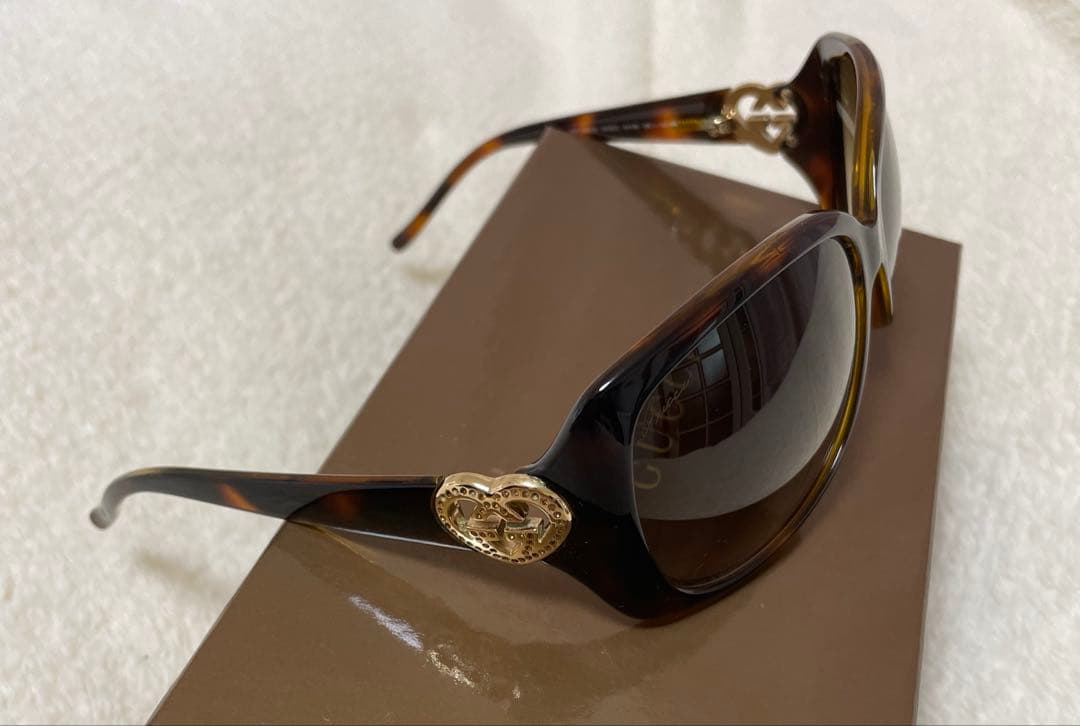 GUCCI サングラス ブラウン ケース付き