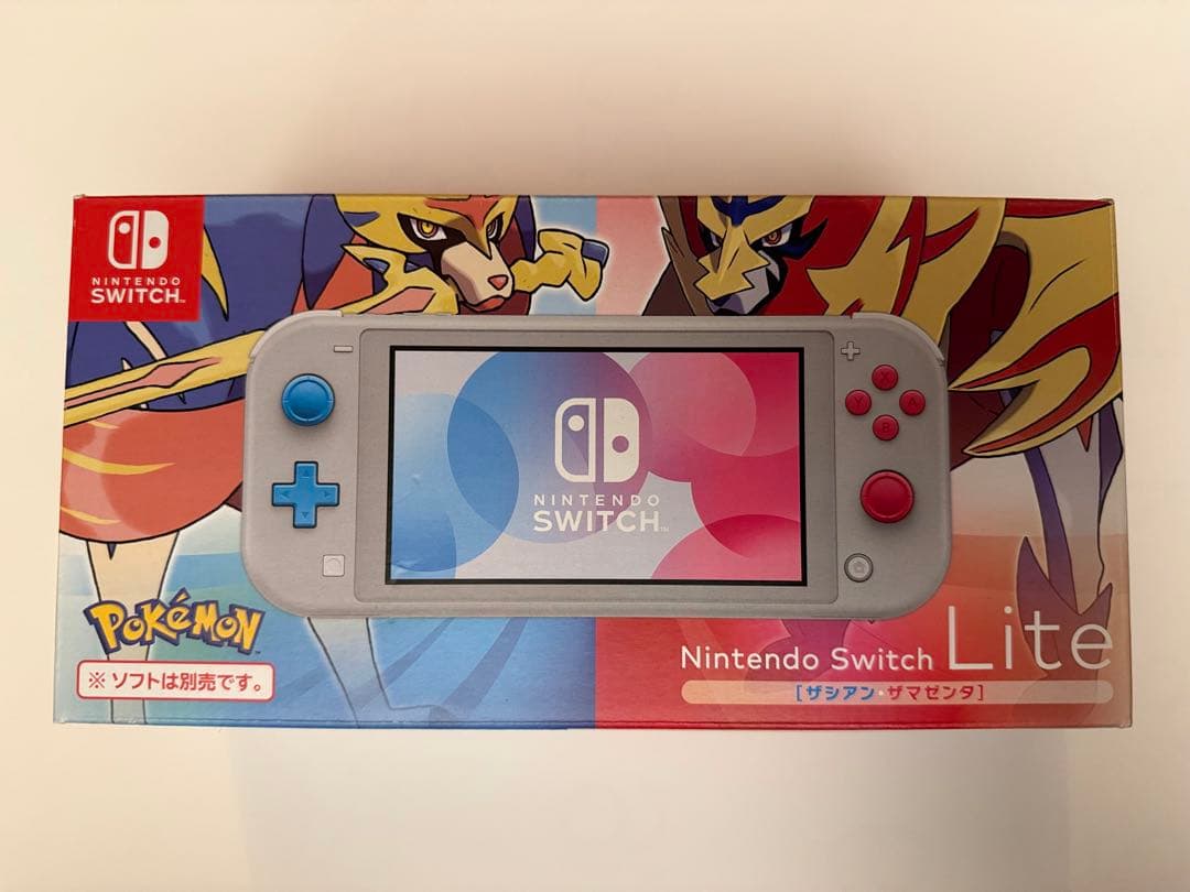 Nintendo Switch Liteザシアン・ザマゼンタ本体充電器付き箱付き
