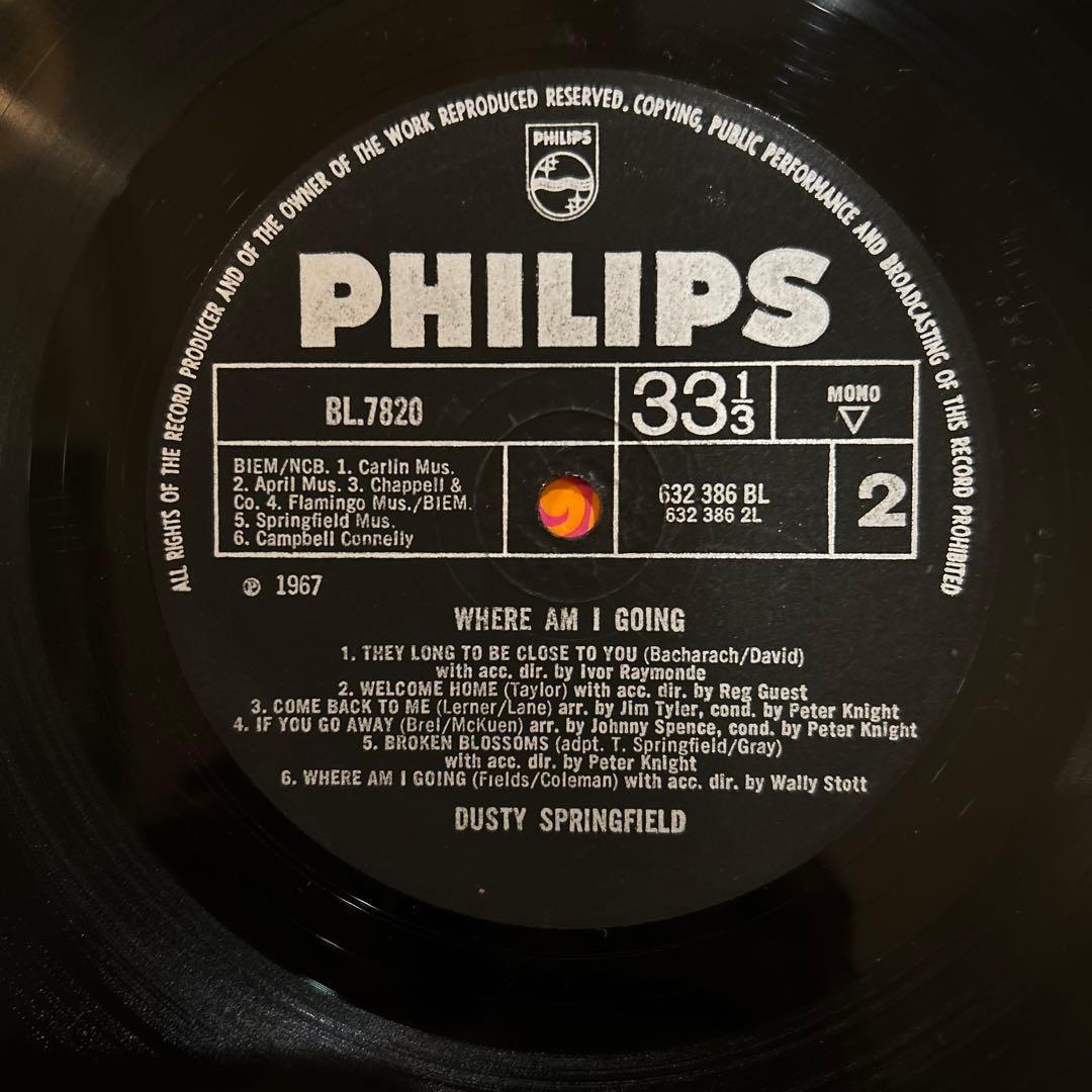 UKオリDusty Springfield – Where Am I Going