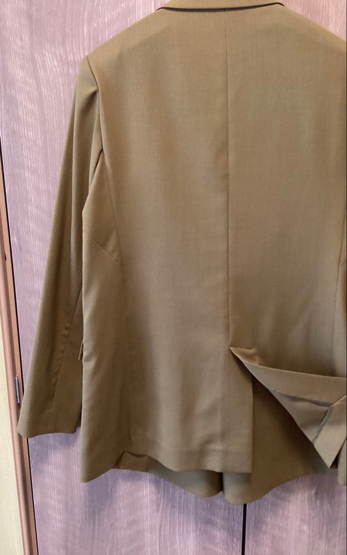 美品　ICB 【洗える】ウール2WAYストレッチ ダブルブレストジャケット