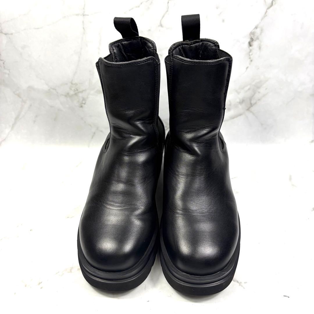 green label relaxing サイドゴアブーツ S 黒 レザー 厚底