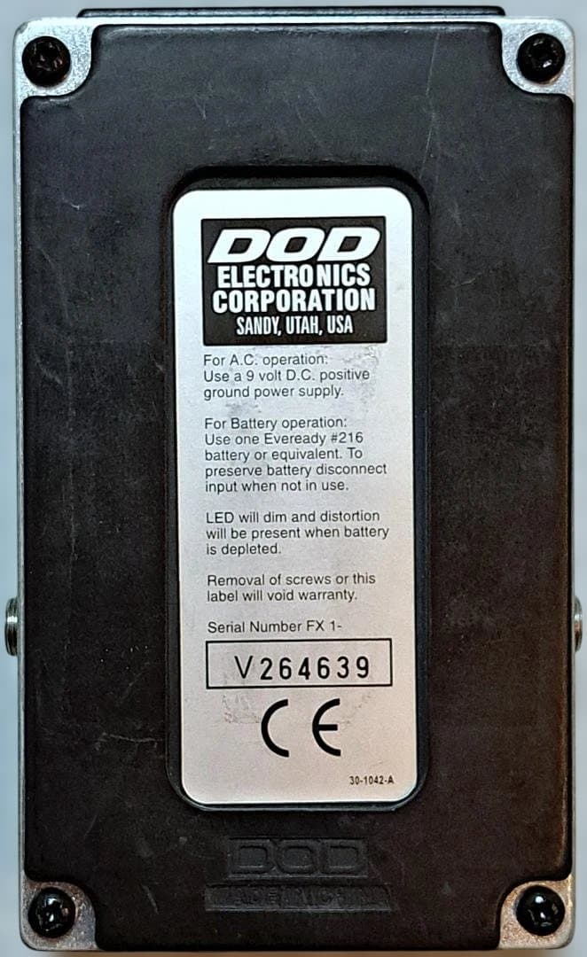 ■DOD FX91 BASS OVERDRIVE ベースエフェクター