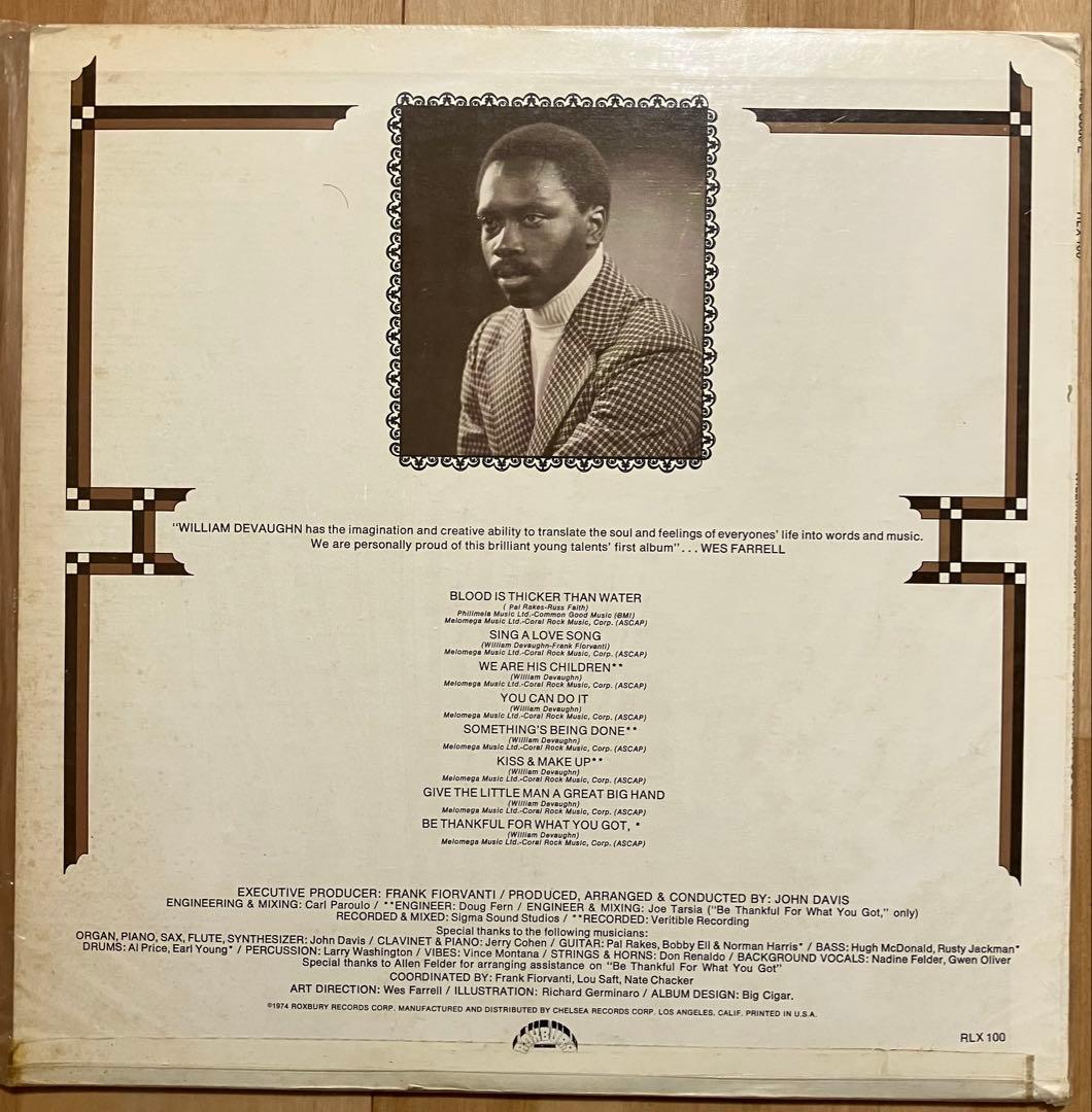 【USオリ】William DeVaughn / Be Thankful For