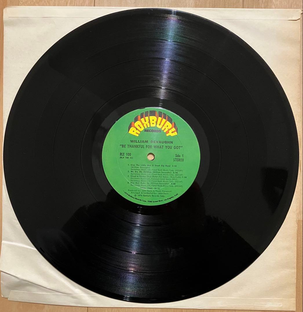 【USオリ】William DeVaughn / Be Thankful For