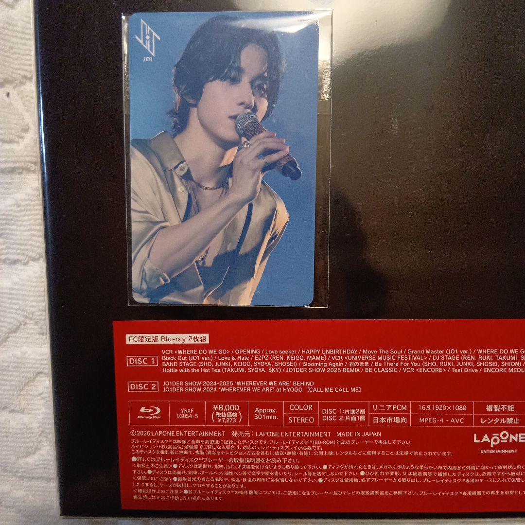 【FC盤】JO1DER SHOW 2025 Blu-ray 東京ドーム