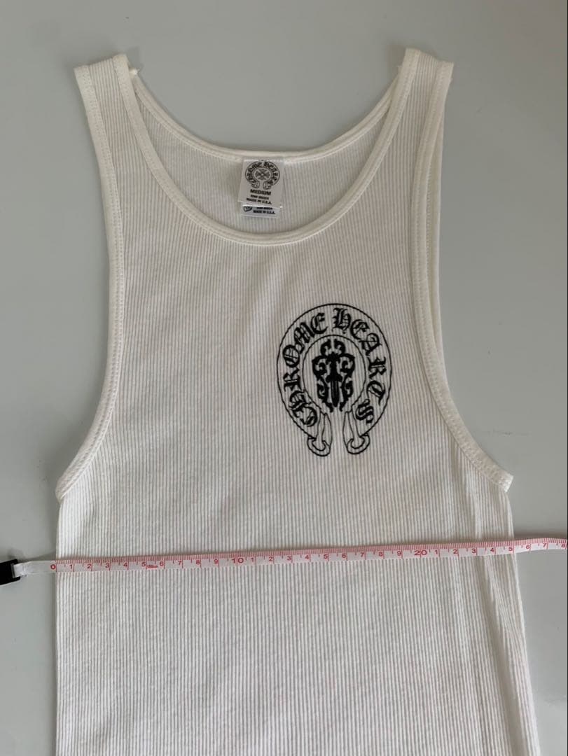 Chrome Hearts ホワイト タンクトップ M