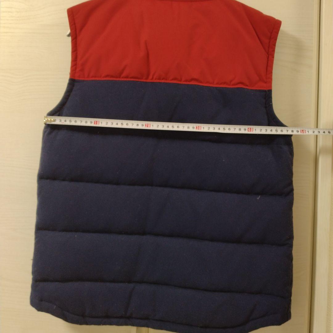 patagonia ダウンベスト 赤/紺