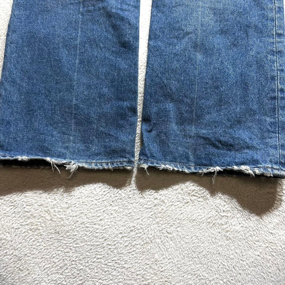 【MOUSSY】 デニムパンツ 25 MVS フレアデニム センターライン