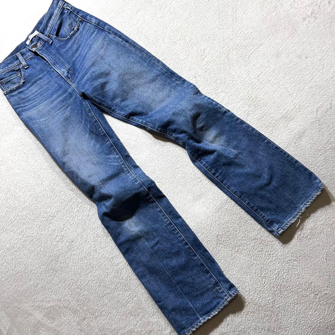 【MOUSSY】 デニムパンツ 25 MVS フレアデニム センターライン