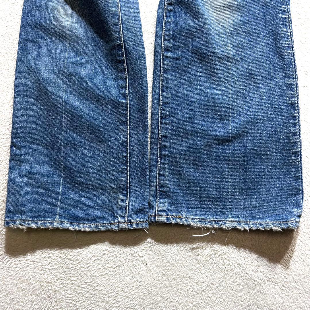 【MOUSSY】 デニムパンツ 25 MVS フレアデニム センターライン