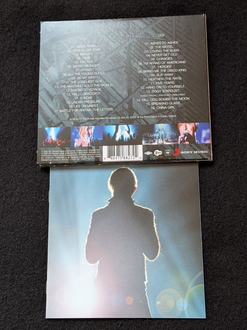DAVID BOWIE デヴィッド・ボウイ　A REALITY TOUR ツアー
