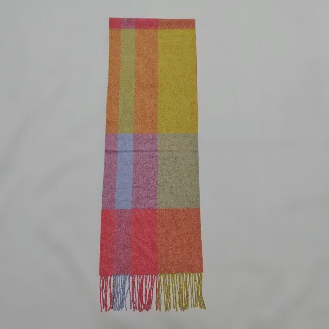 ランバンオンブルー　カシミヤ　マフラー　マルチ　ビタミン　カラー