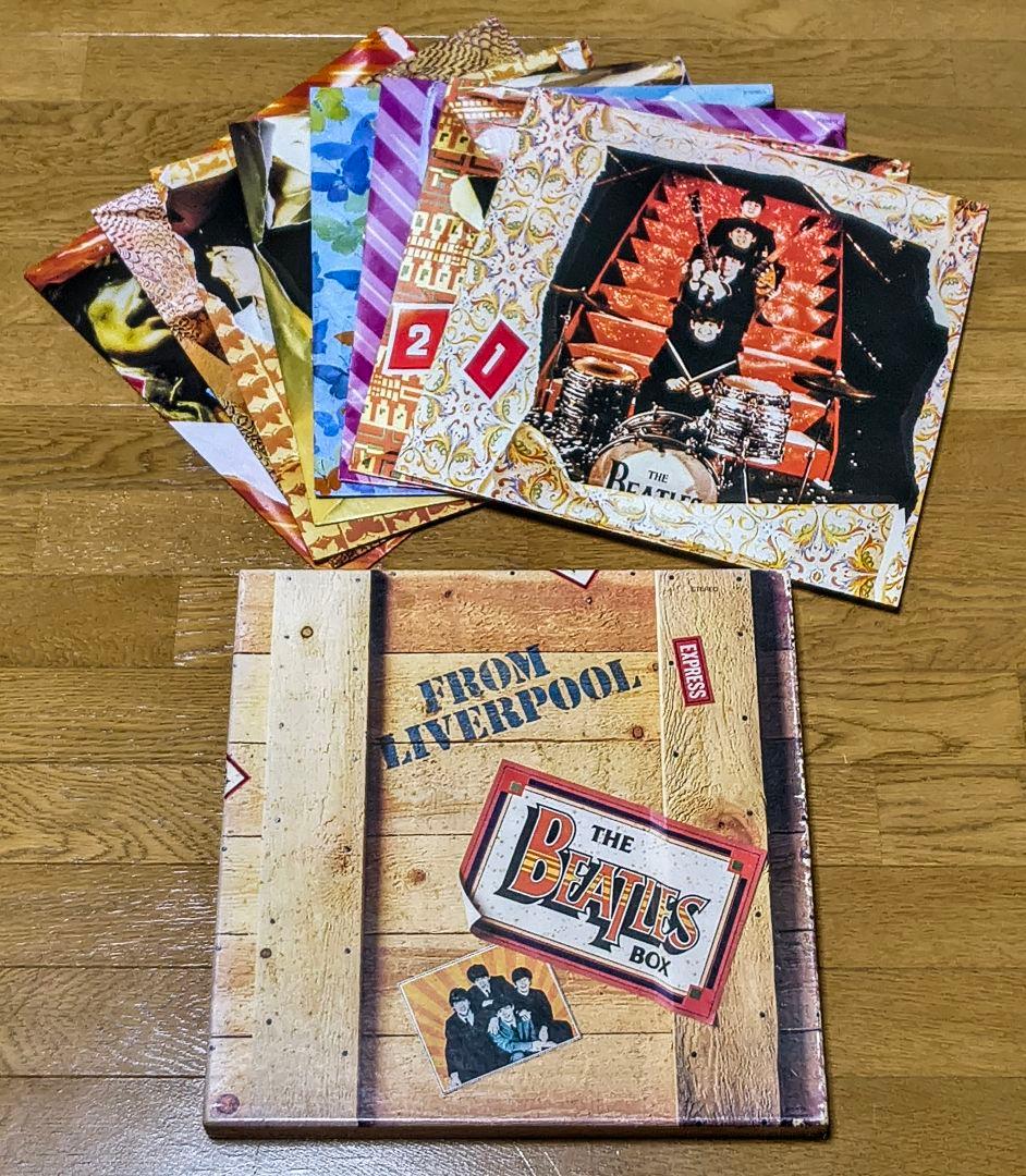 『8枚組LP』THE BEATLES BOX 盤状態極上◎ リヴァプールボックス