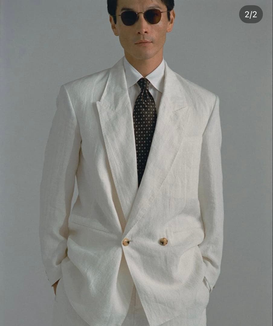 ジャケット・アウター Soshiotsuki 25ss LINEN WASHER 2B DOUBLE