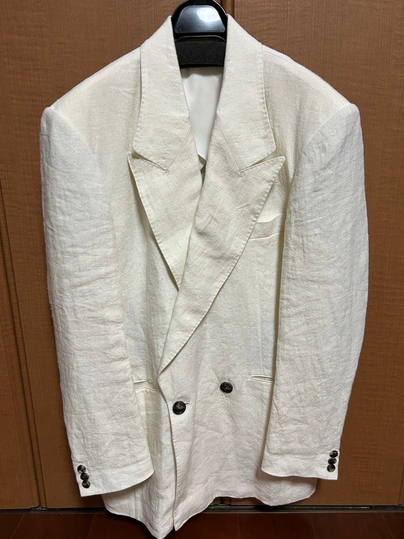 ジャケット・アウター Soshiotsuki 25ss LINEN WASHER 2B DOUBLE