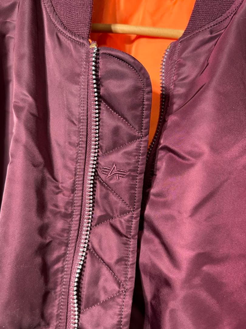 Kanye West PABLO MA-1ジャケット バーガンディ XL