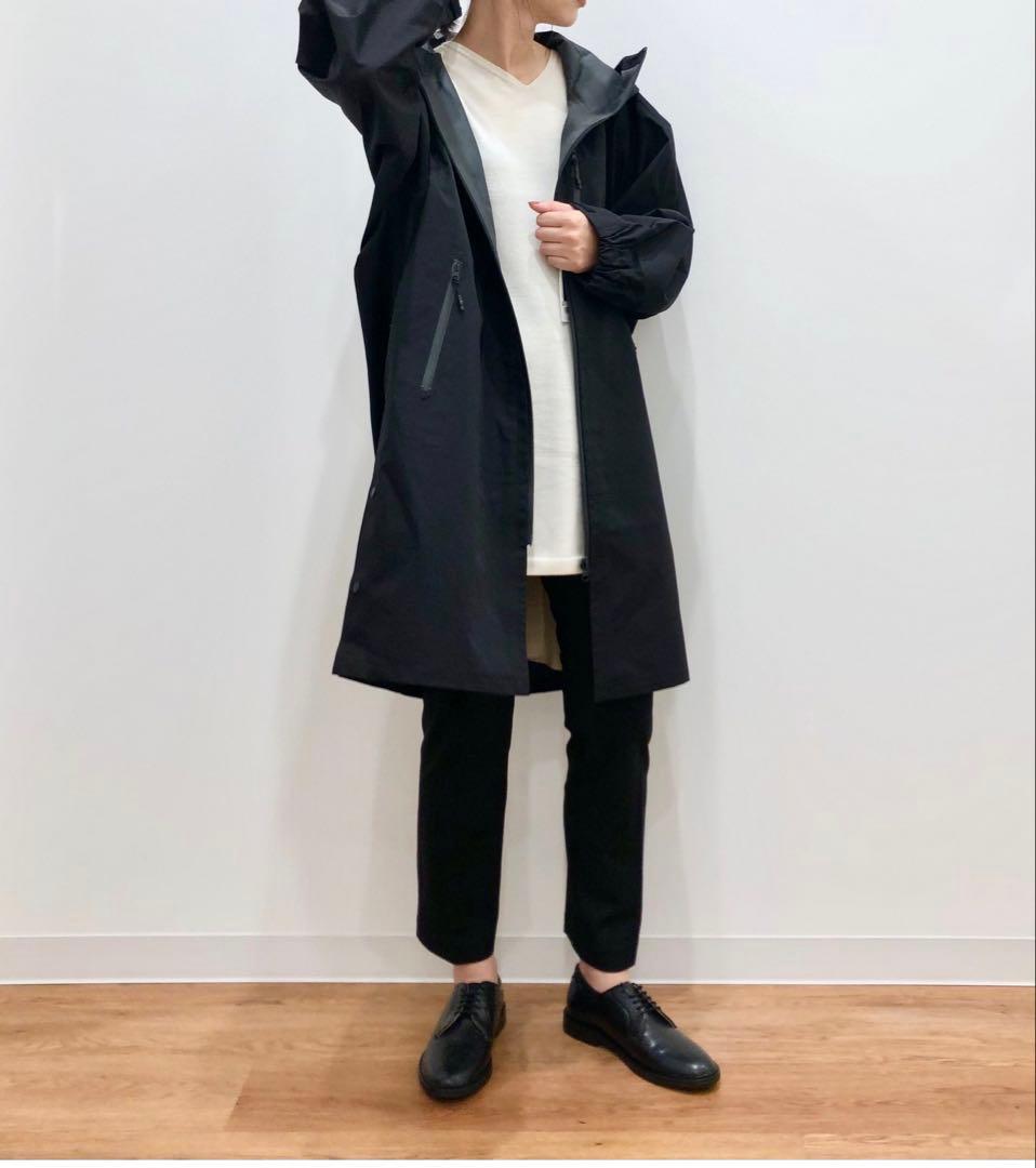 UNIQLO x Theory 黒 ブロックテックコート M