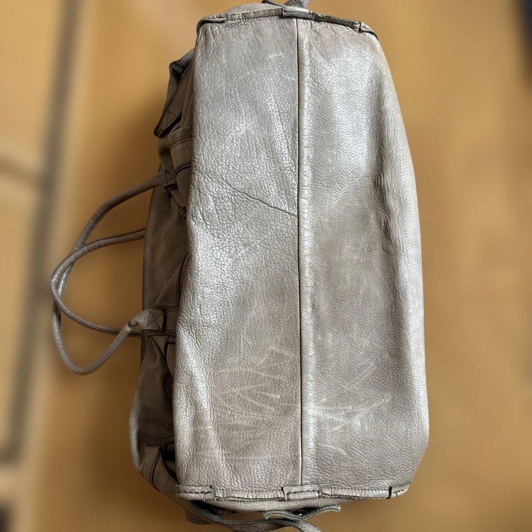REN　ボストンバッグ　カデ　レザー