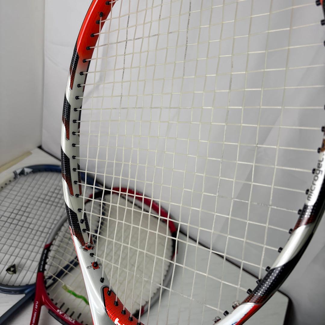 W*0様 硬式テニスラケット 3本セット YONEX HEAD FISCHER