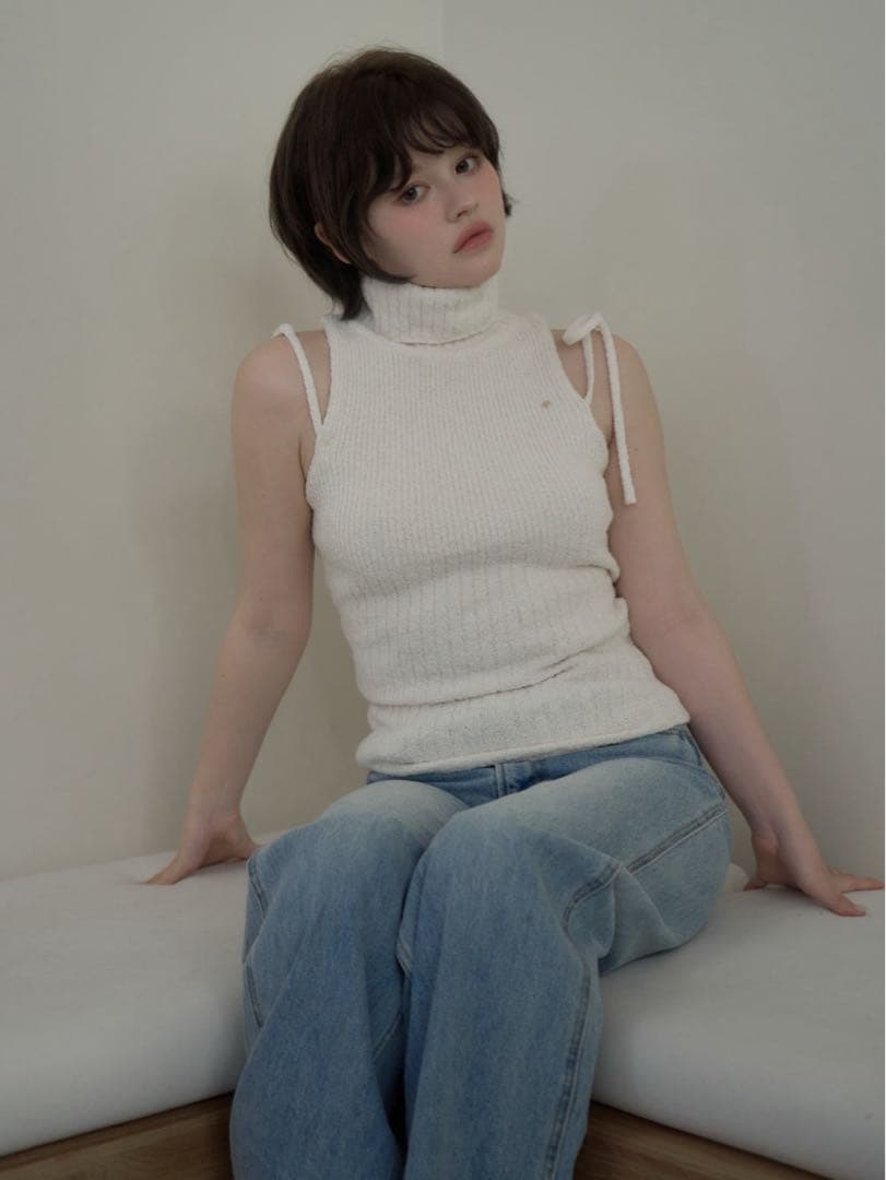ANDMARY Rumi knit tank ニット タンク