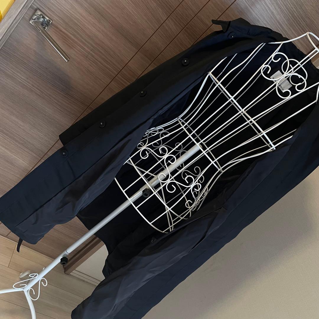 美品☆M PREMIER ☆トレンチコート☆Mプル　36 ネイビー
