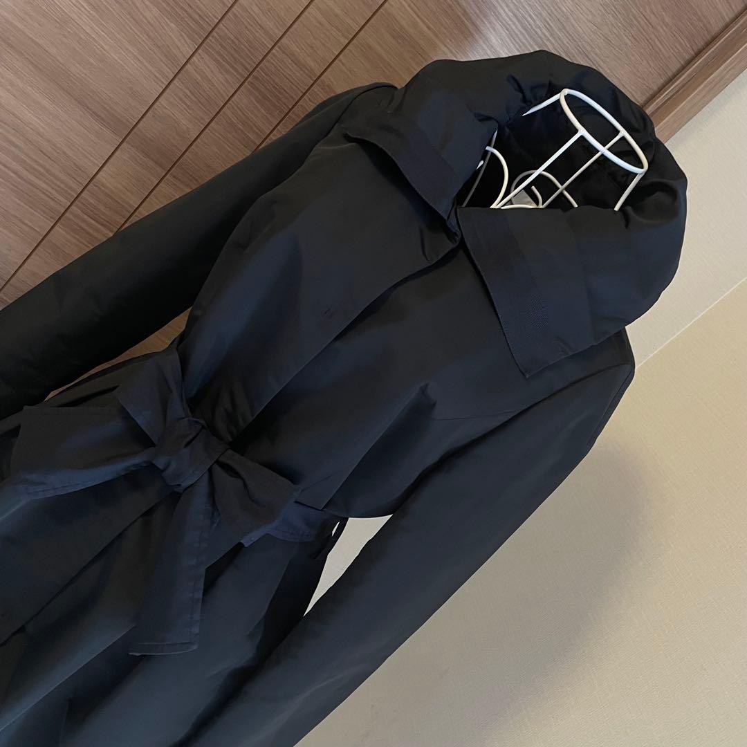 美品☆M PREMIER ☆トレンチコート☆Mプル　36 ネイビー
