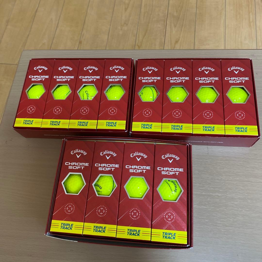 Callaway Chrome Soft ゴルフボール 1ダース3箱