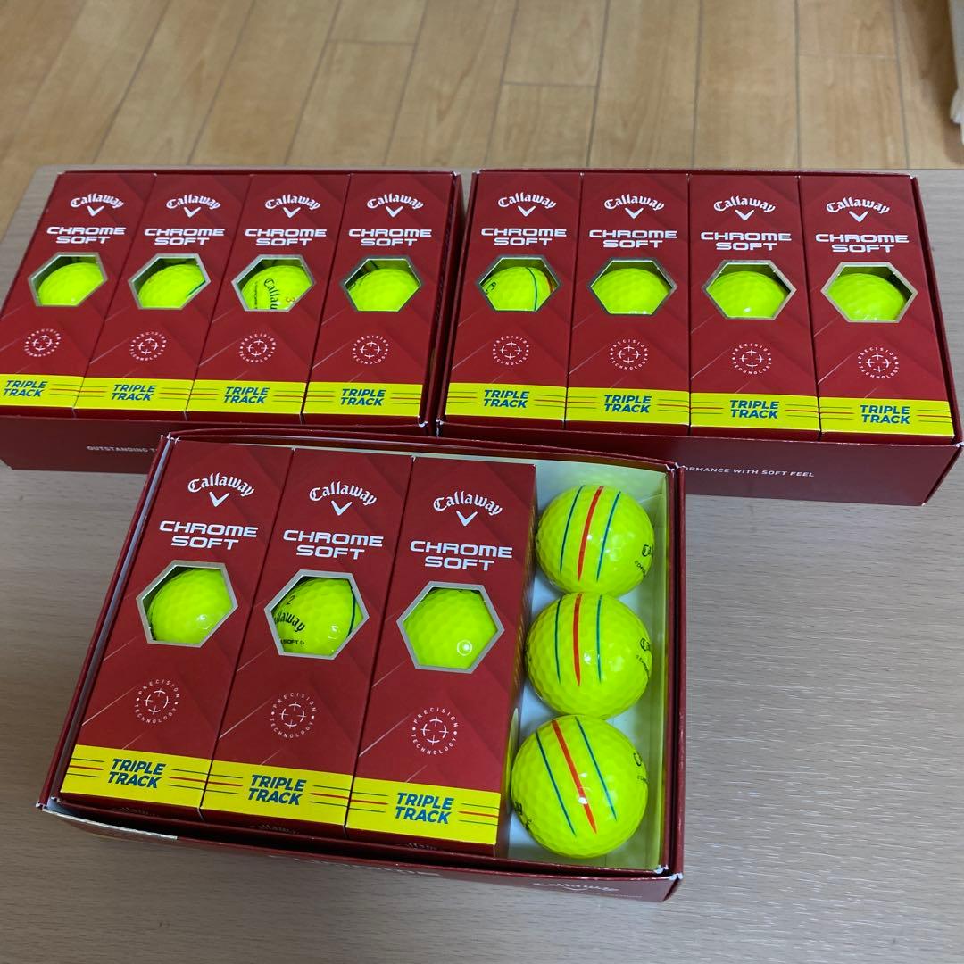 Callaway Chrome Soft ゴルフボール 1ダース3箱