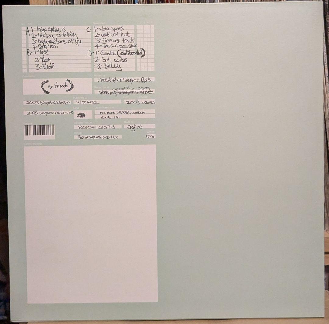 Chris Clark Empty the Bones of You　2LP