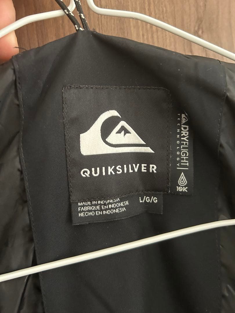 Quiksilver スノーボードジャケット L ブラック