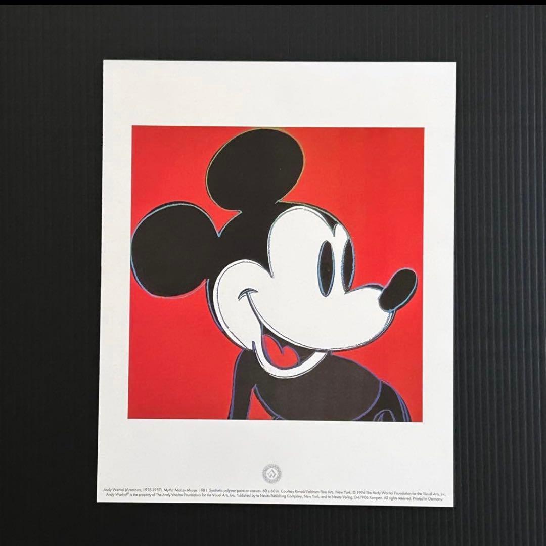 アンディウォーホル　ミッキー　ディズニー　入手困難　廃盤　美品