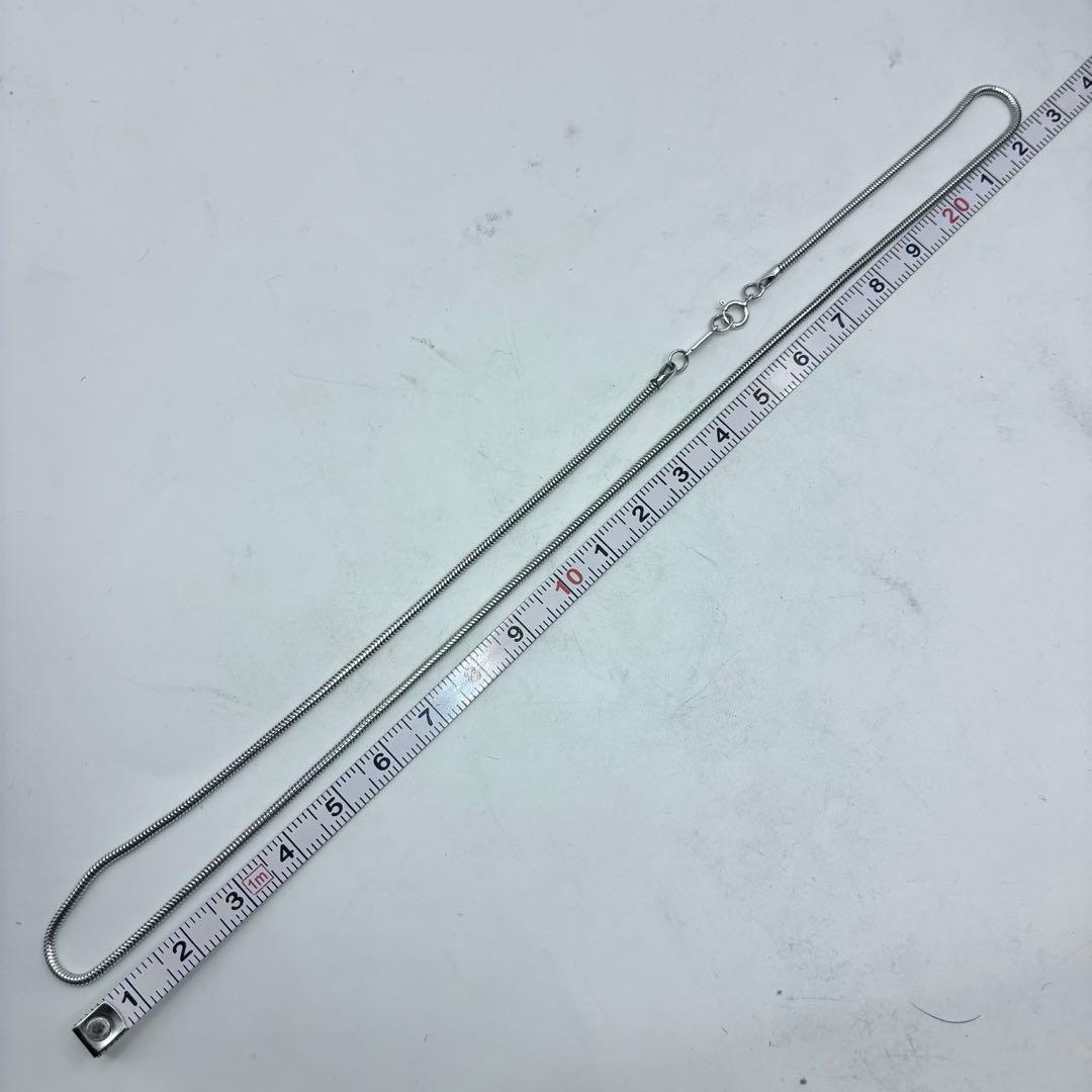 【ラストワン】ティファニー　スネークチェーンのみ　ネックレス　44cm　シルバー