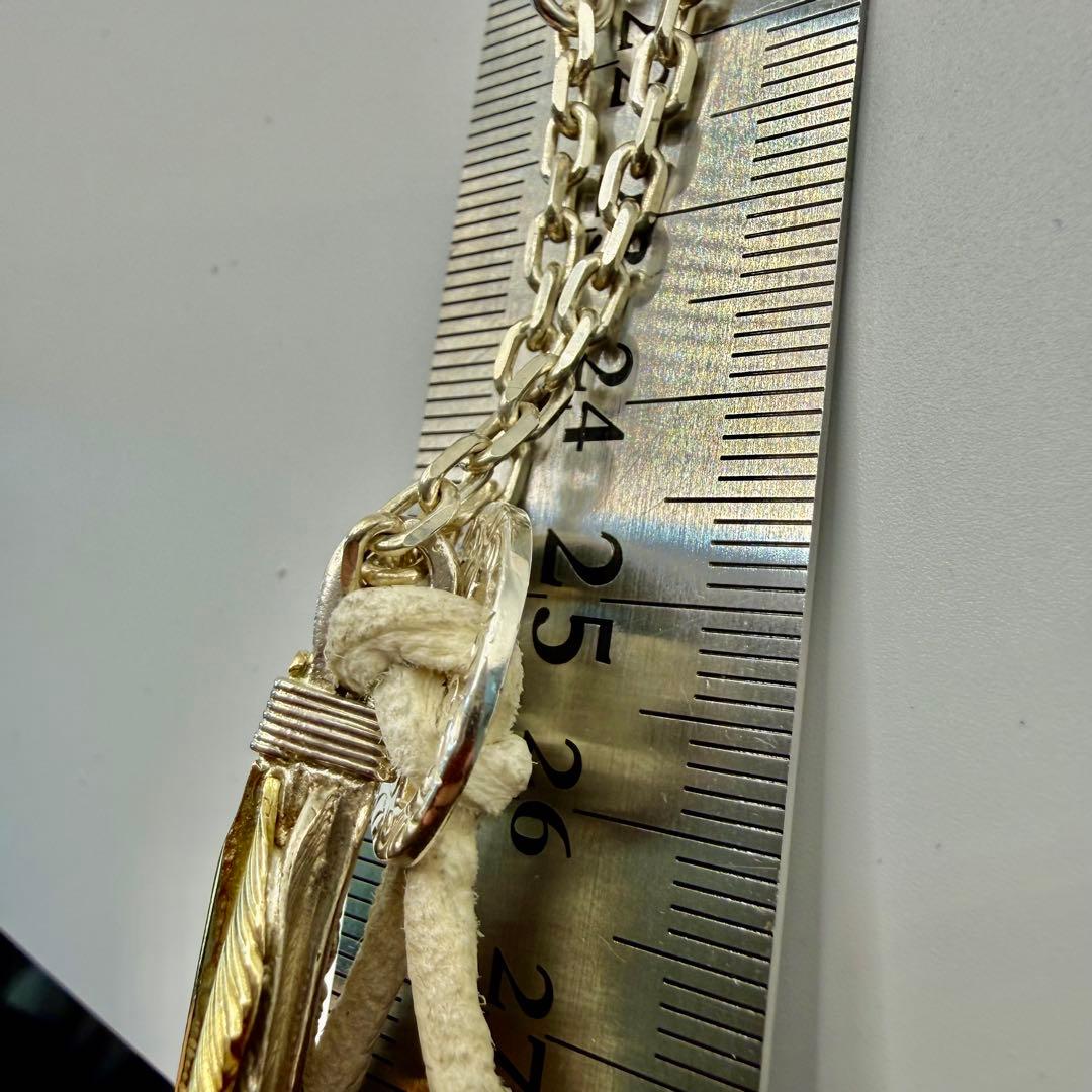 美品　ファーストアローズ　上金フェザーＬ　ネックレスセット　細角50cm