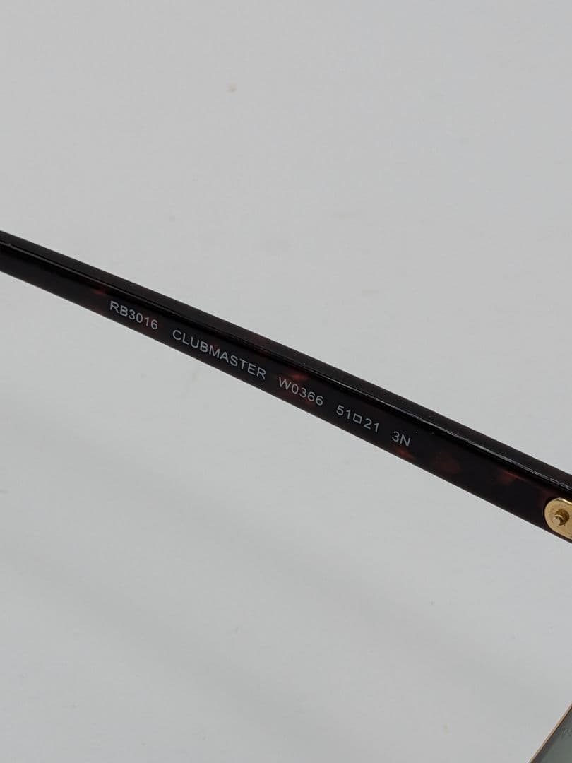 Ray-Banレイバンクラブマスター RB3016ブラウンS2②