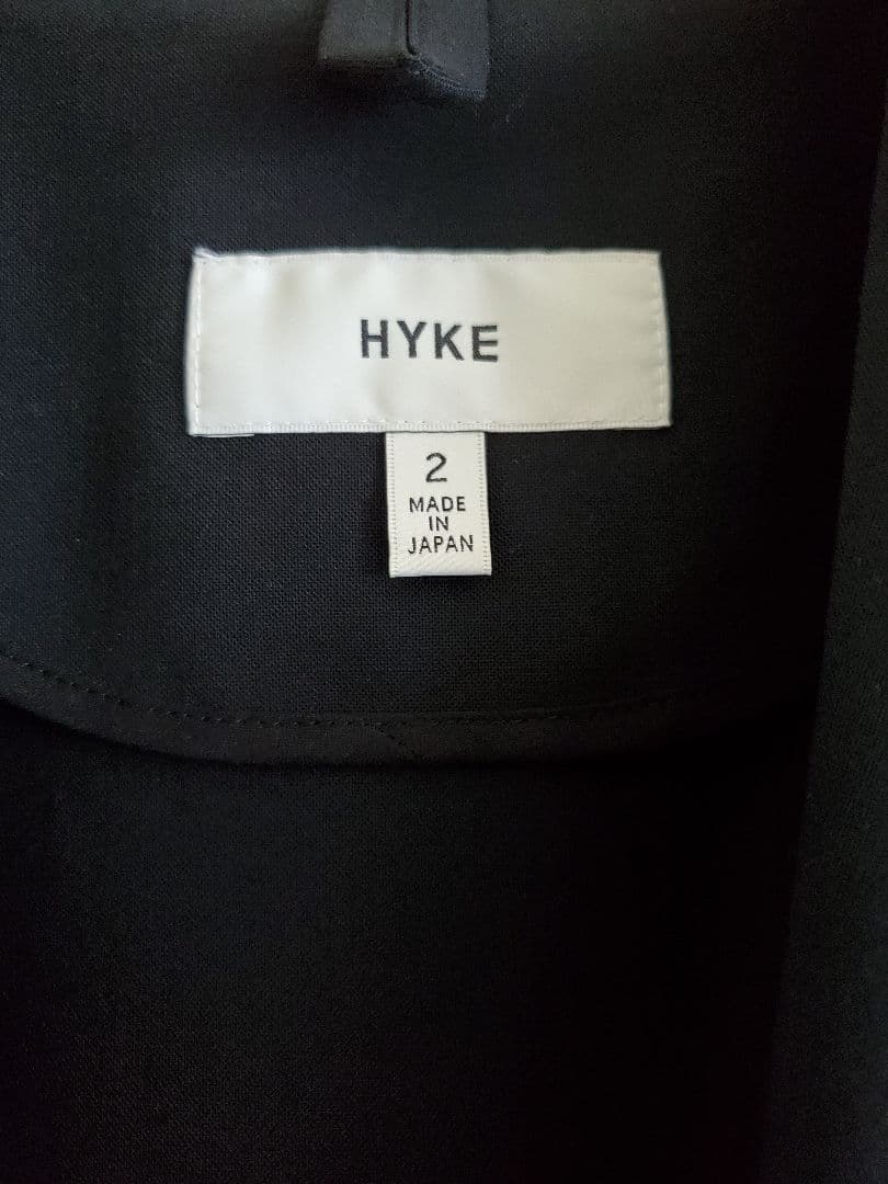 HYKE トロピカルウールショップコート