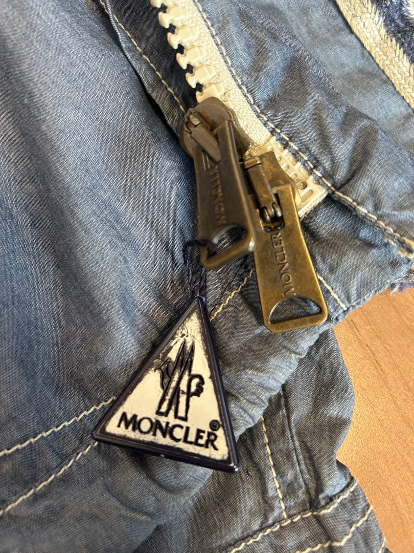 まるかずくん。MONCLER モンクレール　グレー ジャンパー Mサイズ