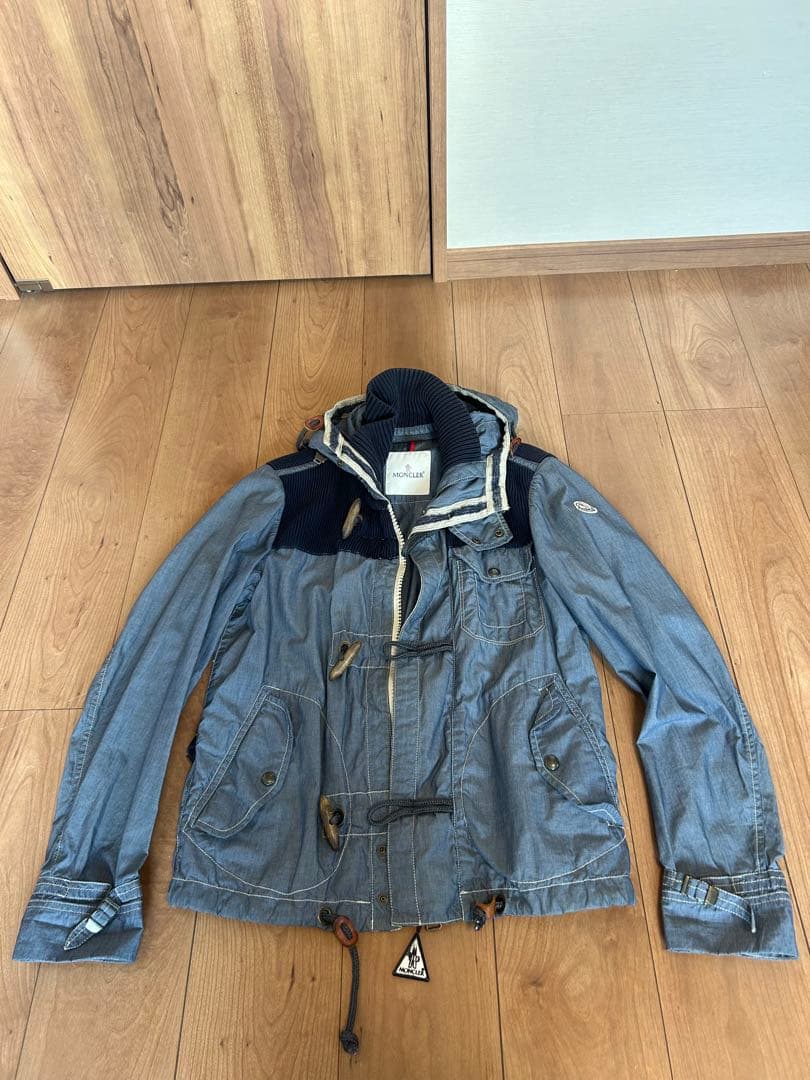 まるかずくん。MONCLER モンクレール　グレー ジャンパー Mサイズ