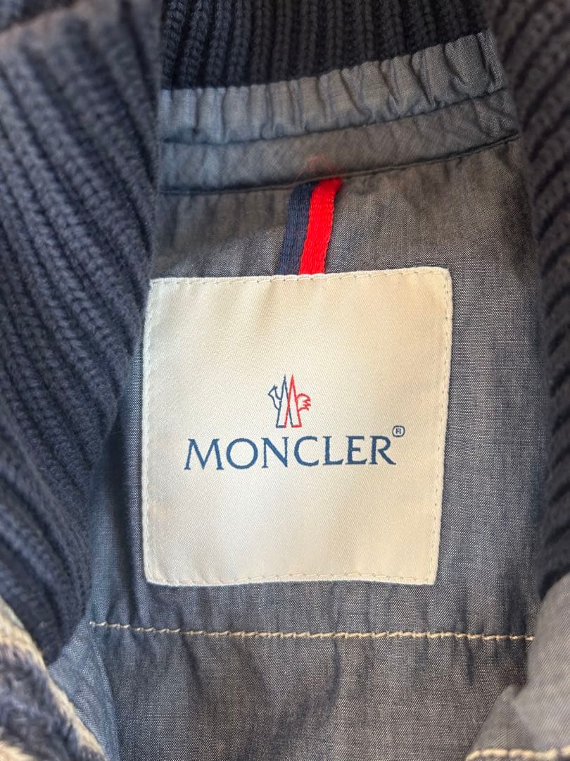 まるかずくん。MONCLER モンクレール　グレー ジャンパー Mサイズ