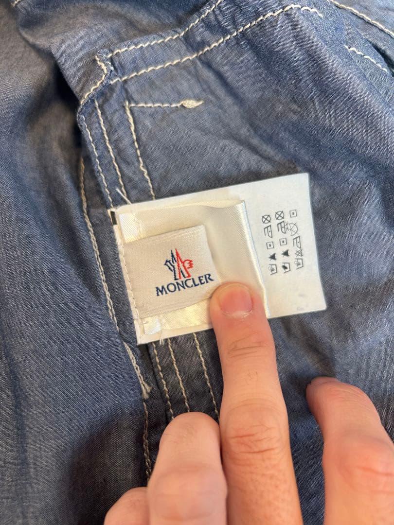 まるかずくん。MONCLER モンクレール　グレー ジャンパー Mサイズ