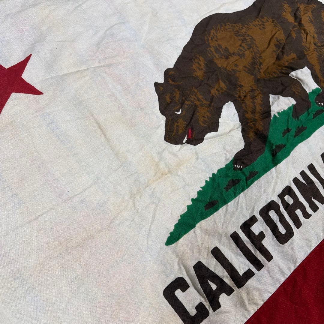 60年代　60s カリフォルニアの州旗　アメリカヴィンテージ　フラッグ