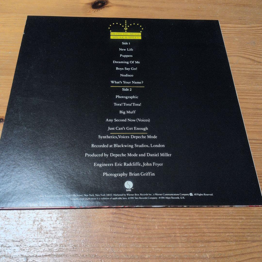 Depeche Mode / デペッシュ・モード 初期〜中期 名盤LP3枚セット