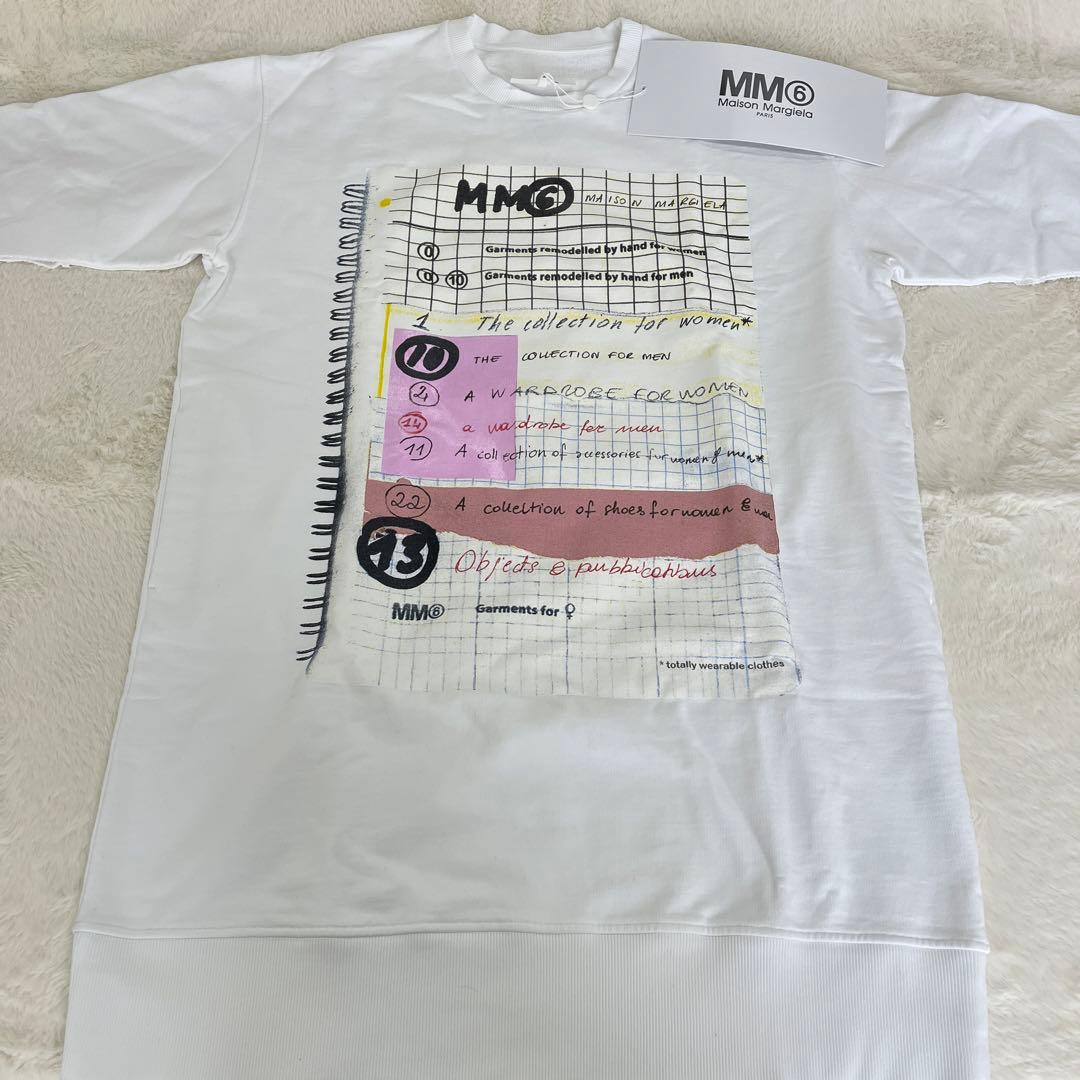 MM6 Maison Margiela マルジェラ スウェット ワンピース 白