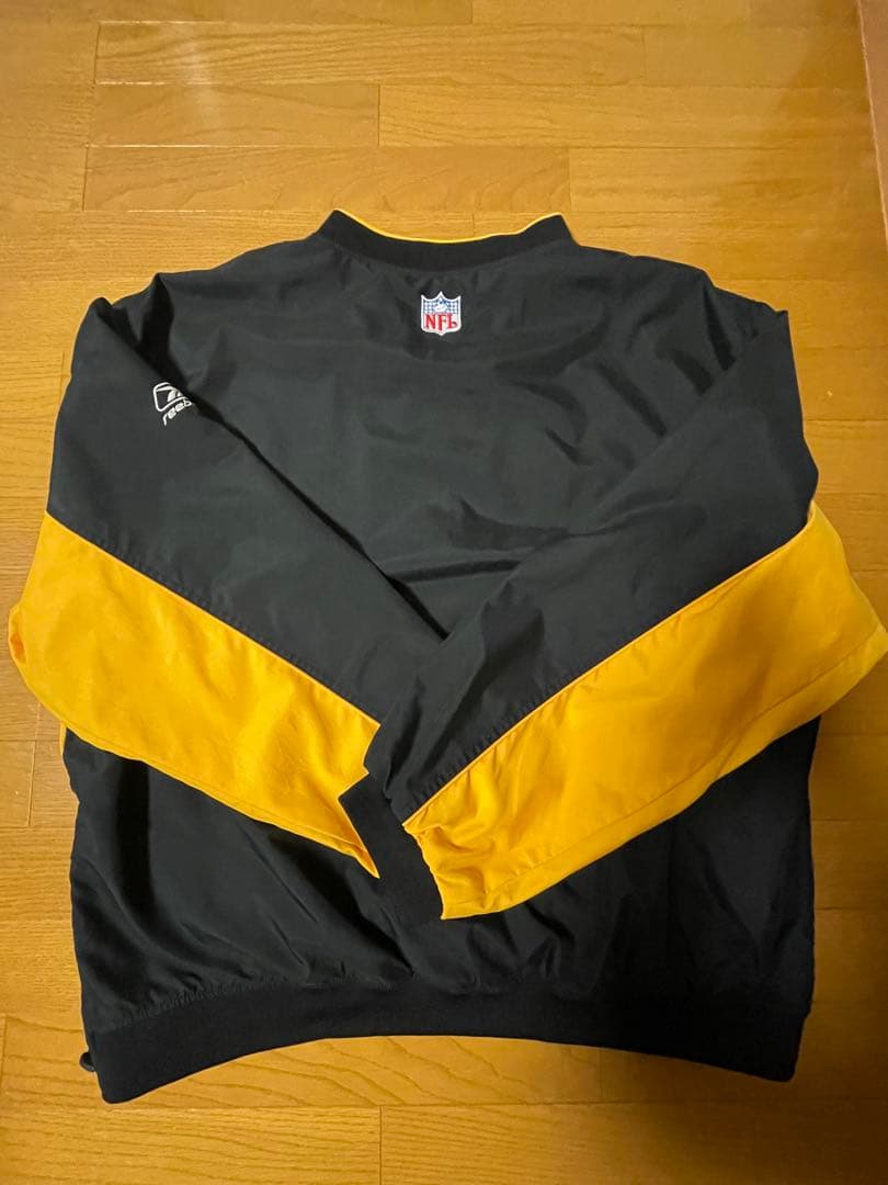 【激レア】NFL×Reebokスティーラーズ ナイロンプルオーバー 2XL
